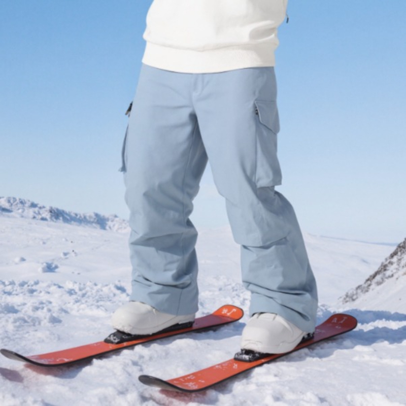 Outdoor Sport Waterproof Pants - Yeni Erkek Kayak Pantolonu Düz Renk