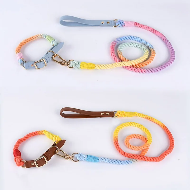 Headcollar Rope Set - Loudik Dokuma Pamuk Halat Pet Köpek