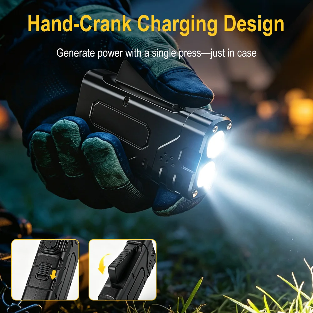BORUIiT El Kranklı EDC LED Fen - Outdoor Sport Lights incelemesi ve fiyatı