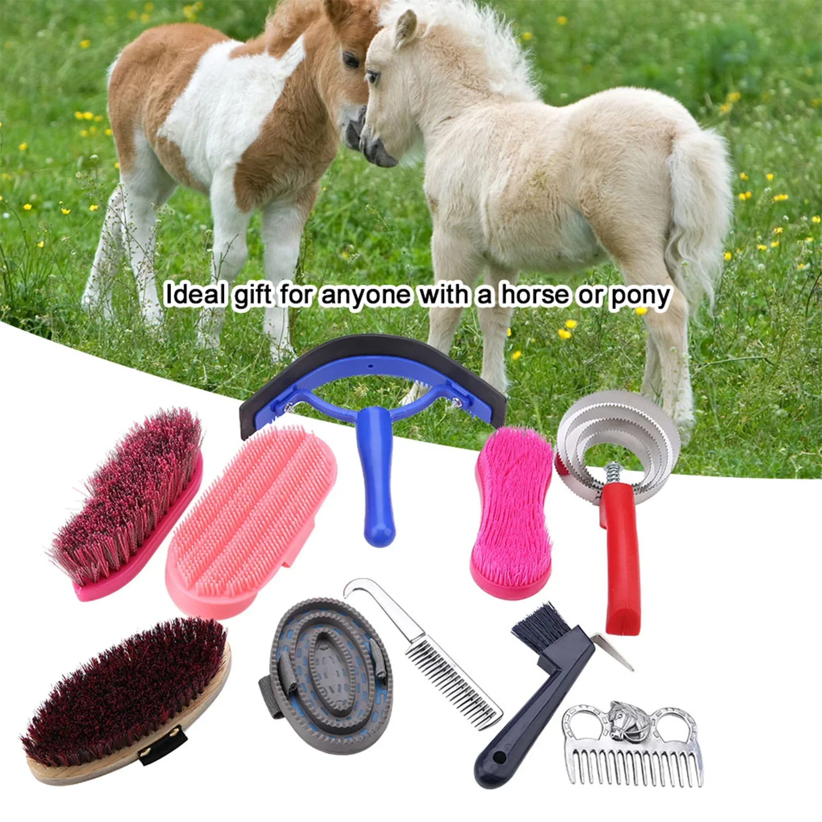 10 Parça At Bakım Seti Binicil - Grooming Kit Horse incelemesi ve fiyatı